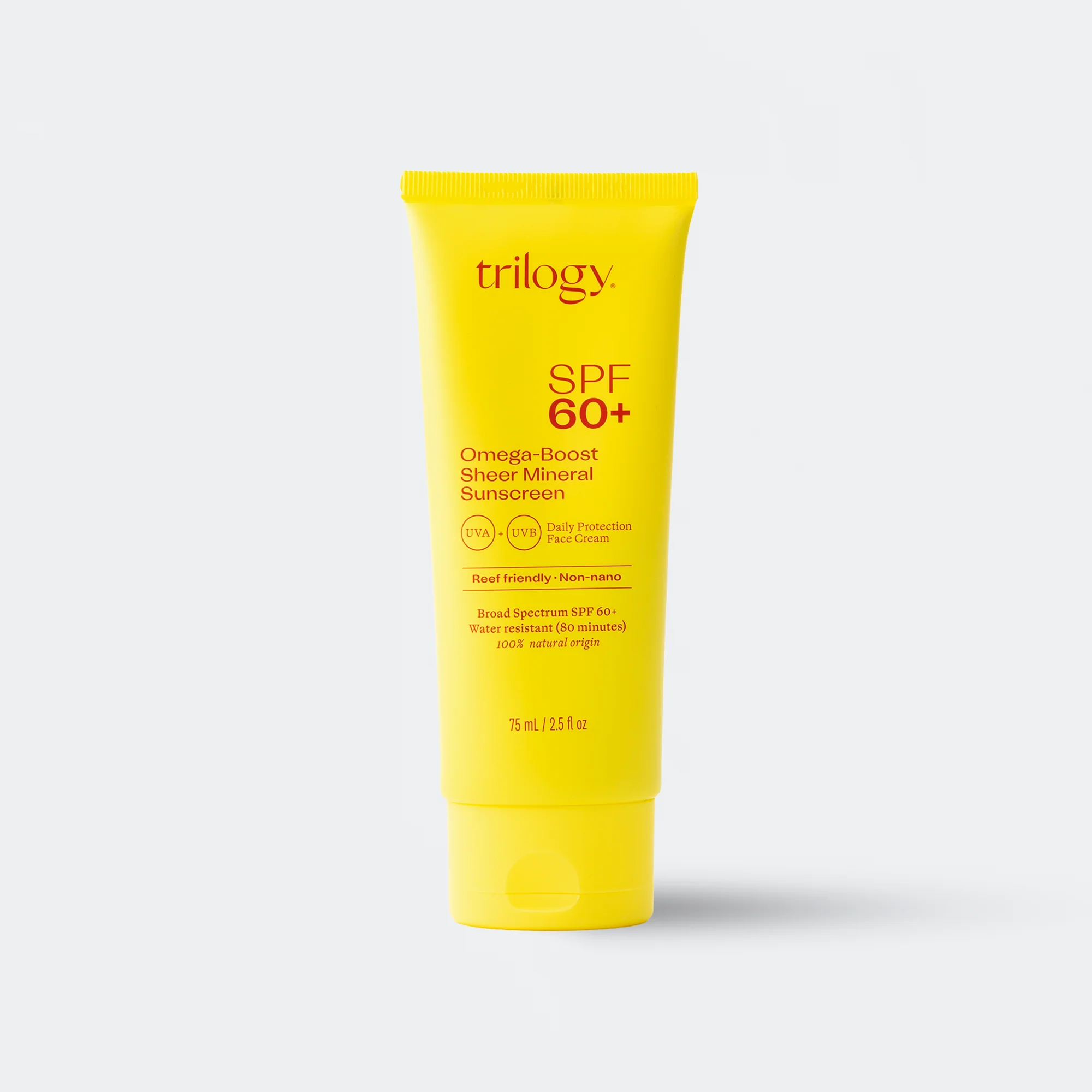 SPF 60+ Omega-Boost Sheer Mineral Sunscreen